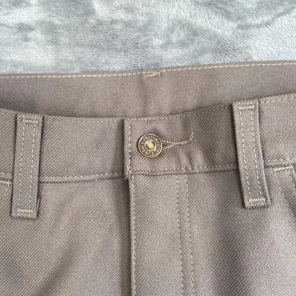 Vintage New Levi's Western Ranch Pants Men's 38x30 Taupe‎ Brown Pants